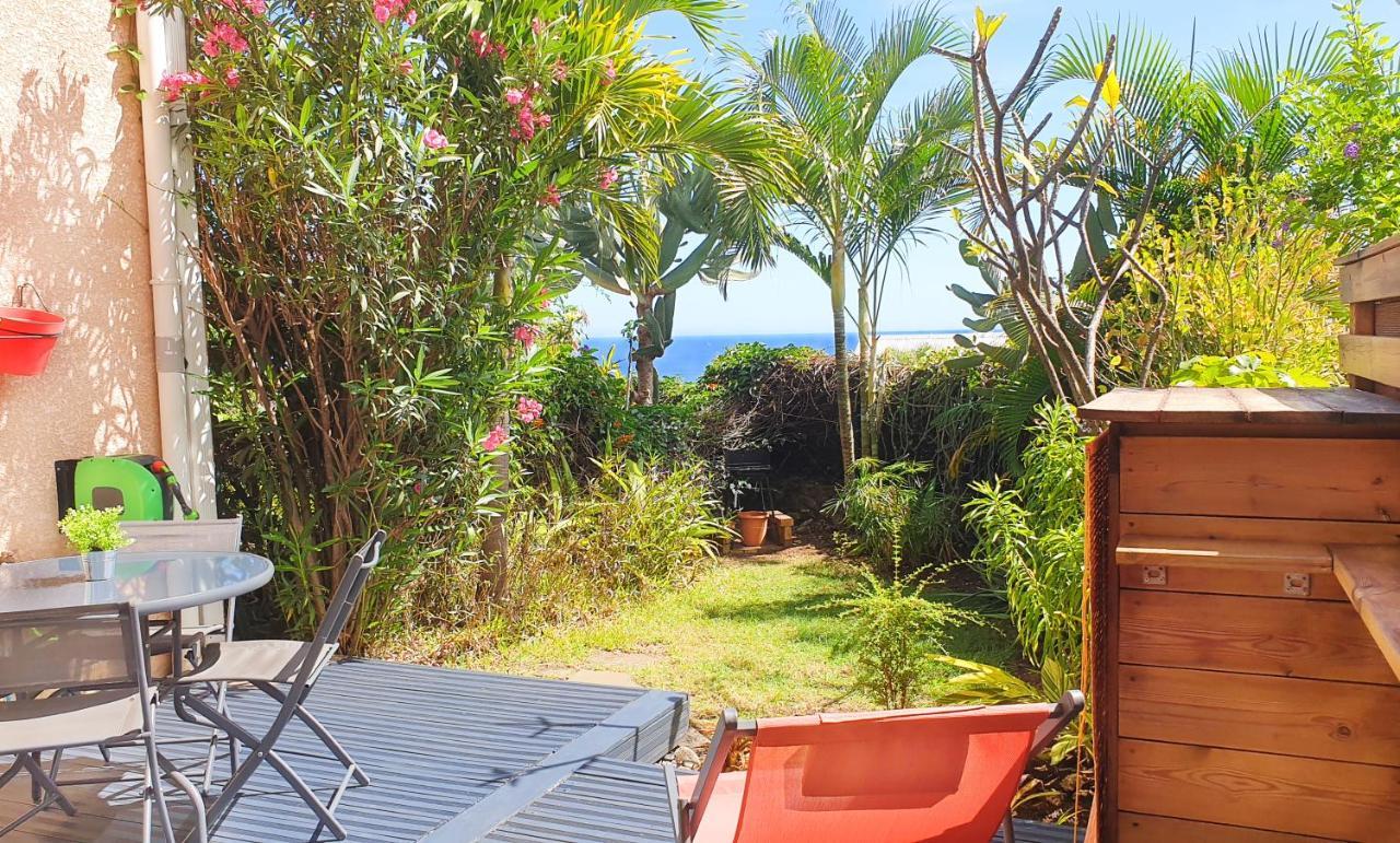 Le Jardin Des Tuit Tuit * Vue Mer * Cozy Saint-Leu Eksteriør billede