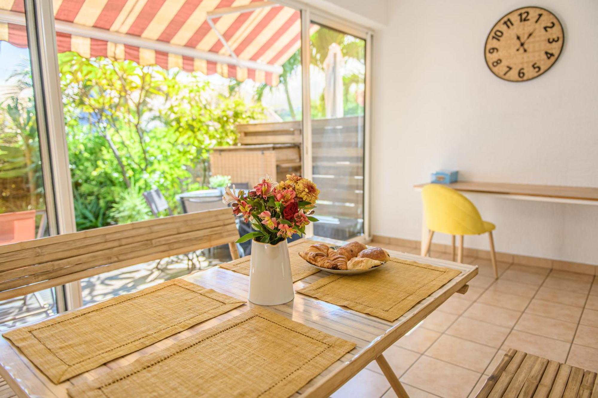Le Jardin Des Tuit Tuit * Vue Mer * Cozy Saint-Leu Eksteriør billede