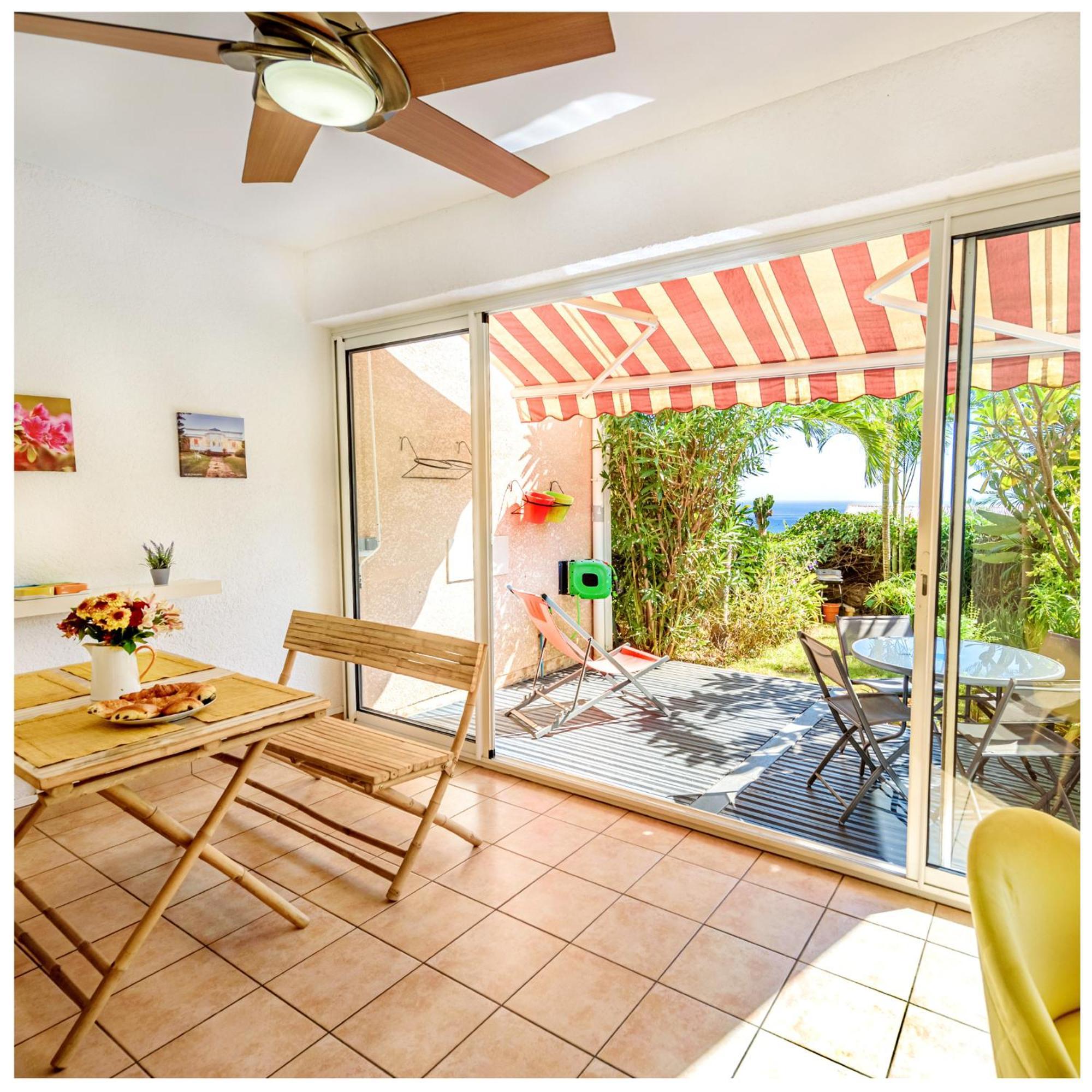 Le Jardin Des Tuit Tuit * Vue Mer * Cozy Saint-Leu Eksteriør billede